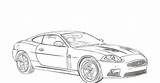 Jaguar Car Type Coloring Pages Template sketch template
