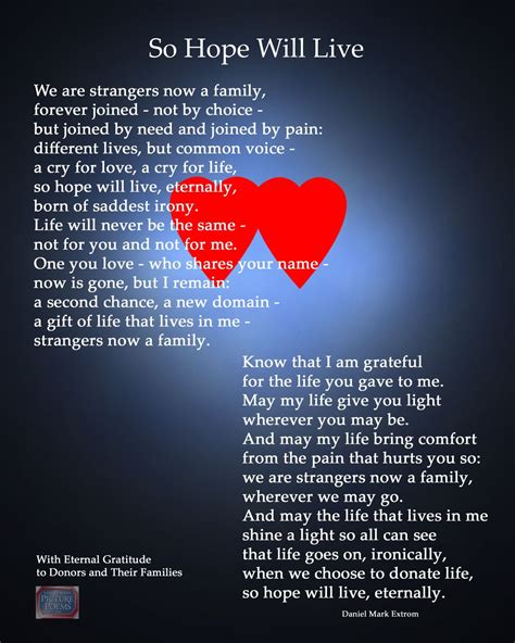 so hope will live the downloadable version organ donation organ donor quotes donation quotes