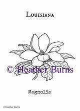 Louisiana Clicking sketch template