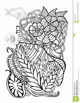 Abst Zendoodle Drawn sketch template