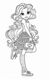 Moxie Coloring Girlz Pages Pages3 Print Girls Printable Pretty Girl Coloringkids sketch template
