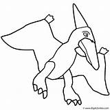 Coloring Pterodactyl Dinosaurs Birthday Bigactivities Pages Valentine Print Happy sketch template