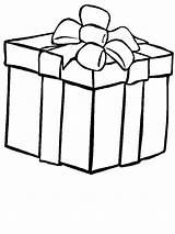 Coloring Box Gifts Present Big Kids Christmas Presents Template Pages Gift Drawing Clipart Clip Visit Top Bow Decoration sketch template