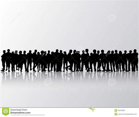 people silhouettes group women and men stock vector illustration of women illustration 49784825