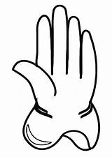 Coloring Glove Printable Pages Large Edupics sketch template