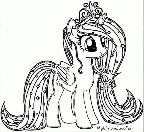 wonderful picture    pony coloring pages