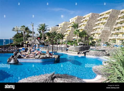 bluebay beach club   apartment hotel  gran canaria spain stock photo alamy
