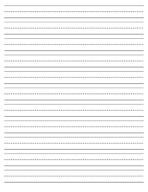 printable lined paper templates templatelab