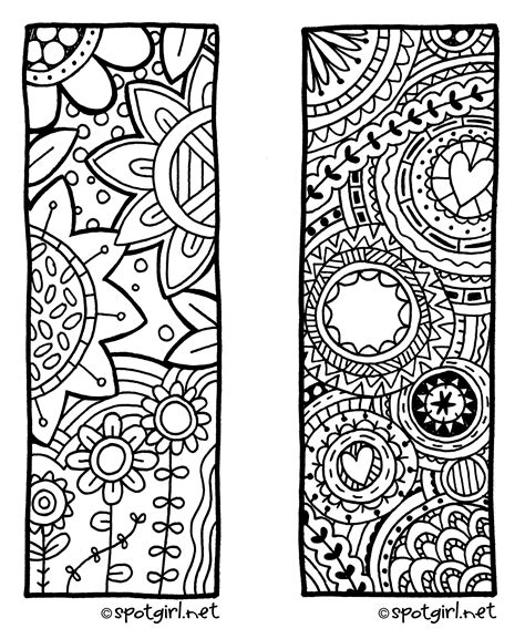 printable bookmarks  color printable word searches