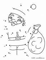 Navidad Dots Verbinden Noel Punkte Weihnachtsmann Unir Claus Hellokids Printables Atividades Jeux Ideias Sack Weihnachten Pontos Números Counting Raudales Drucken sketch template