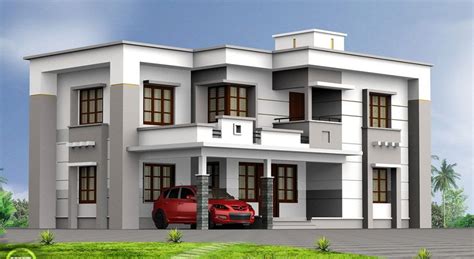 picture  flat roof house roof modern house plans roof design