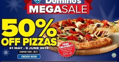 foodiefc dominos pizza megasale   pizzas   promotions