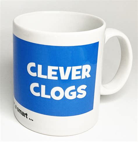 clever clogs  definition mug character shop