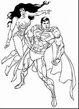 Superman Coloring Wonder Woman Pages Batman Superwoman Vs Printable Color Wonderwoman Superhero Colouring Cartoon Kids Getcolorings Adults Colorings Designs Getdrawings sketch template