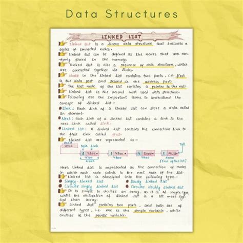 Data Structures Dsa Color Handwritten Notes [pdf] Newtondesk