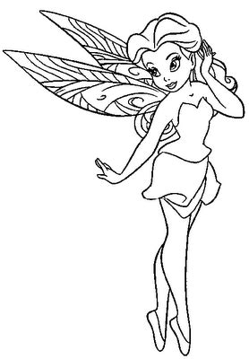 printable fairy rosetta coloring pages