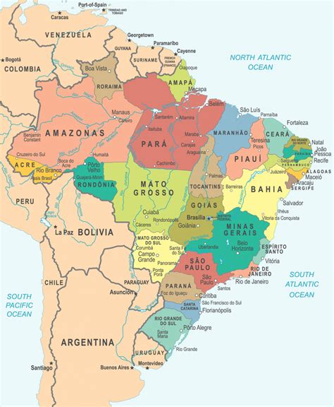 Mapa Dos Estados Do Brasil Abc