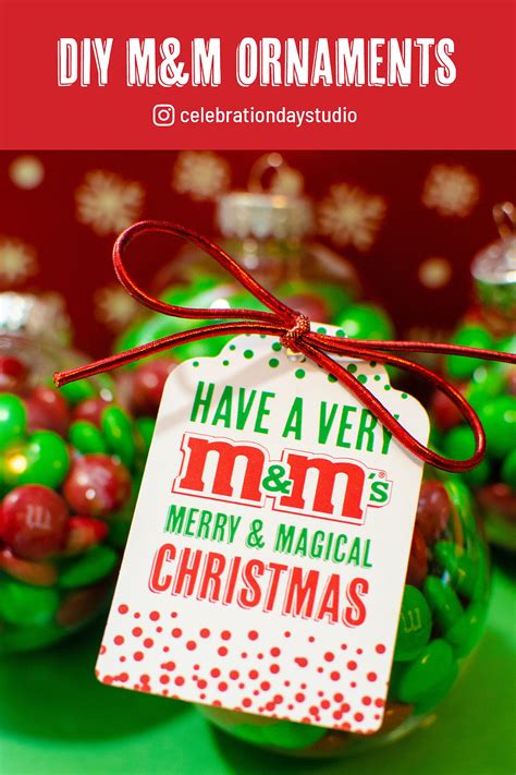 diy mm ornament gifts  tags