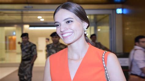 Miss World 2018 Vanessa Ponce De Leon Arrives In Mumbai