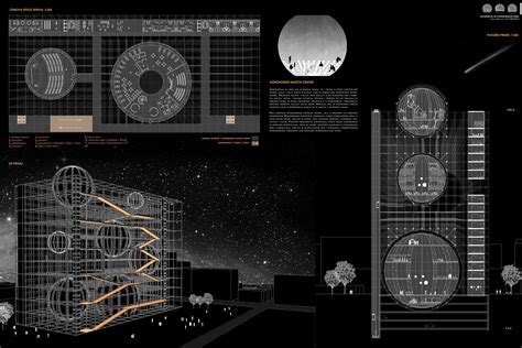 master project astronomy research center on behance