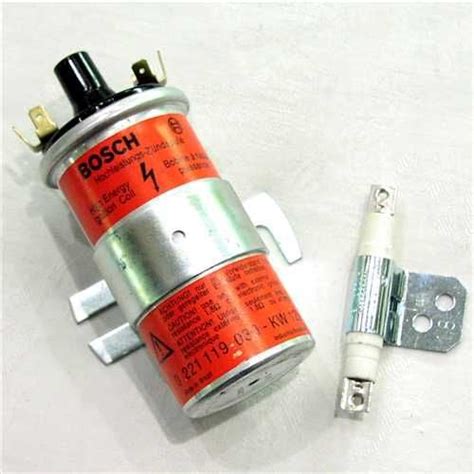 bosch red high performance ballasted ignition coil  ohm ballast resistor supplied