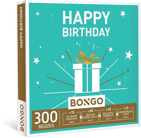 bolcom bongo happy birthday cadeaubon