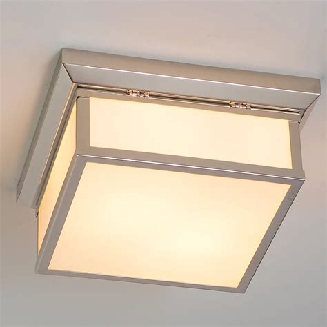 metropolitan square flush mount ceiling light shades  light