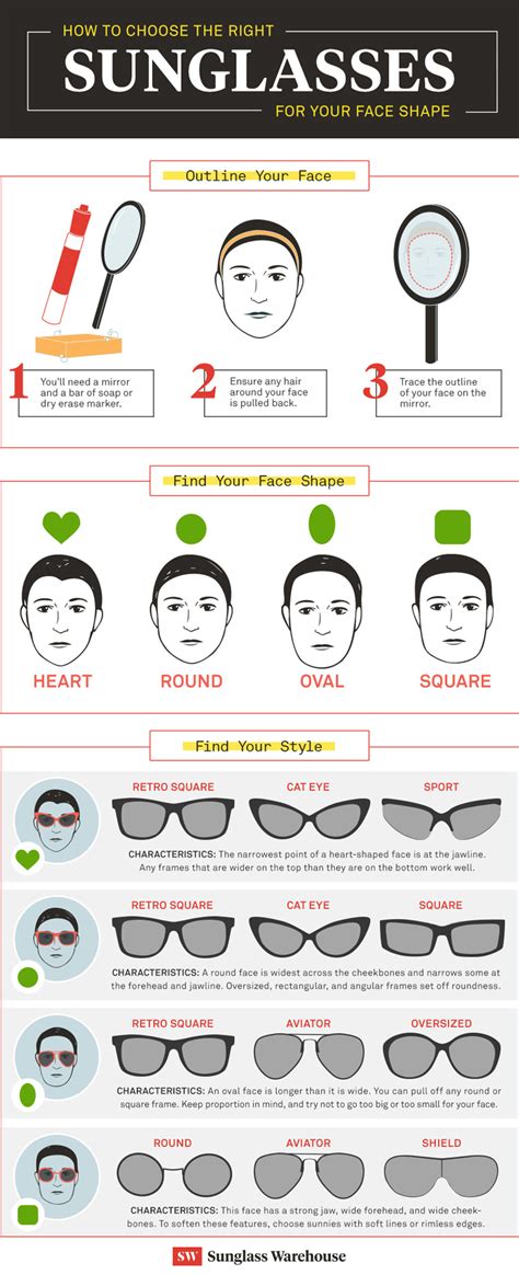 how to choose the best sunglasses for your face shape