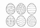 Paaseieren Pasen Printen Eieren sketch template