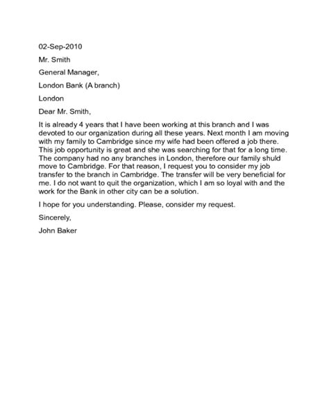 transfer request letter sample edit fill sign  handypdf