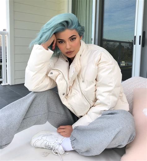 After Icy Blonde Kylie Jenner Now Sports Blue Hair In New