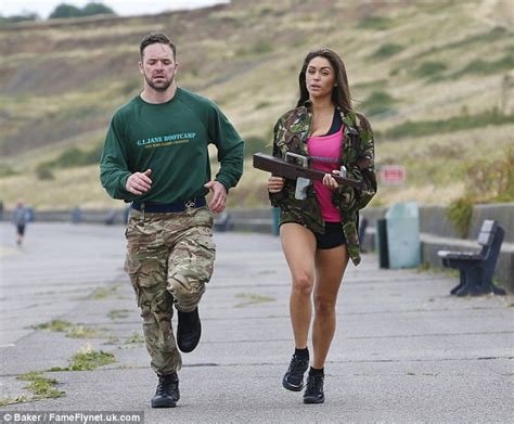 ex cbb s casey batchelor flaunts her assets at boot camp daily mail