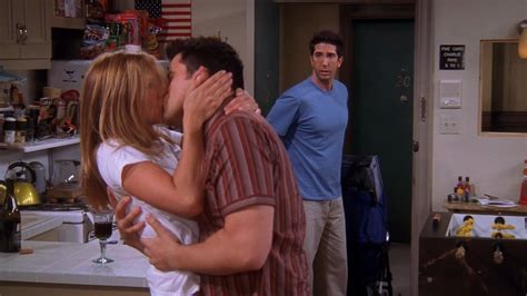 Friends Ross Sees Joey And Rachel Kissing Youtube