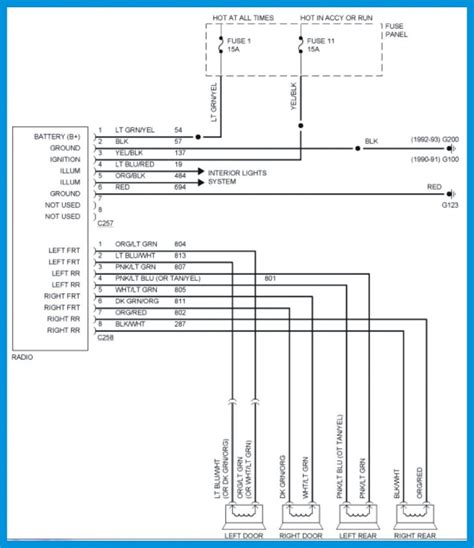 Ford Stereo Wiring Diagram