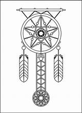 Native American Coloring Pages Printable Designs Dream Catcher Printablee sketch template