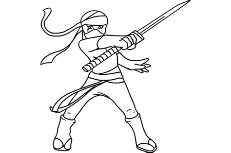 ninja coloring pages  kids downloadable  worksheets