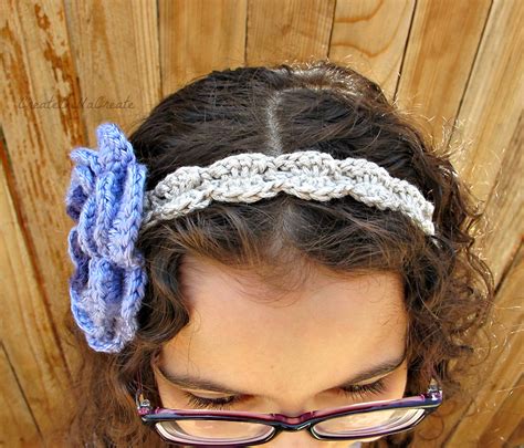 createbellacreate  shell crochet headband pattern