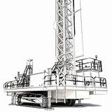 Drilling Rig Drawing Oil Rotary Max Paintingvalley Drawings sketch template