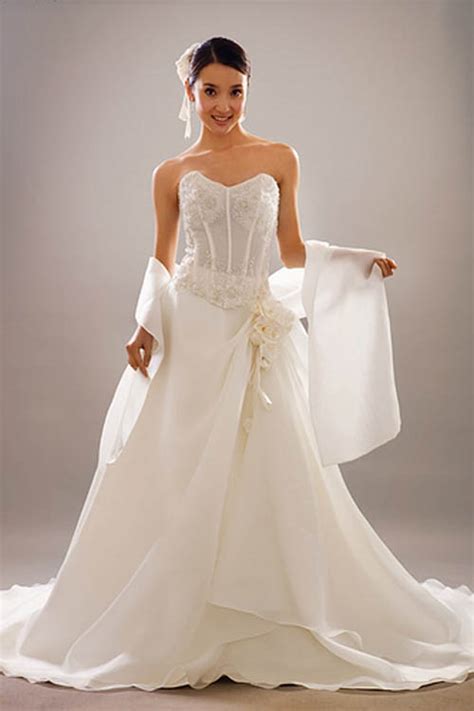beautiful strapless wedding gowns ~ bridal wears