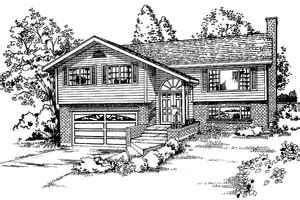 split level ranch house plans  builderhouseplanscom