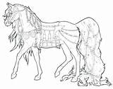 Jumping Coloring Pages Show Getcolorings Horse sketch template