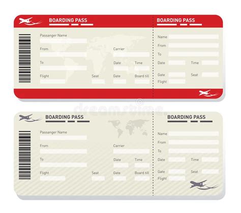 airline ticket template royalty  illustration air  lottery