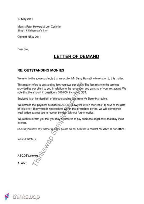 earnest money letter beautiful sample demand letter  return earnest