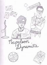 Napoleon Dynamite Drawing Trisha Pages Getdrawings Template Paintingvalley sketch template