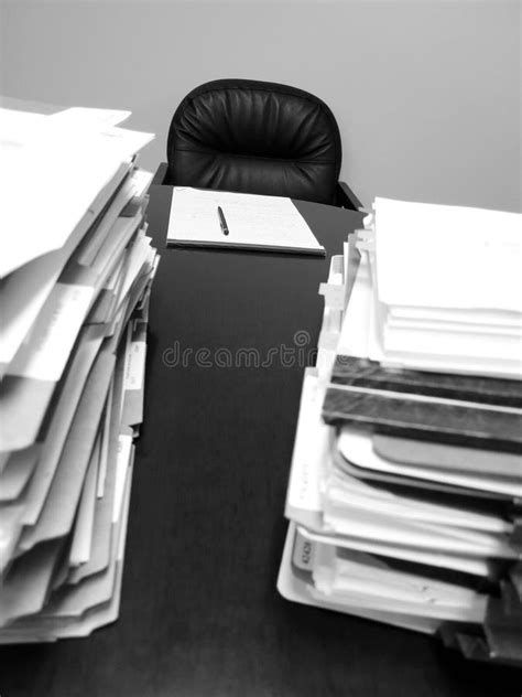 business desk  papers  files stock photo image  finances
