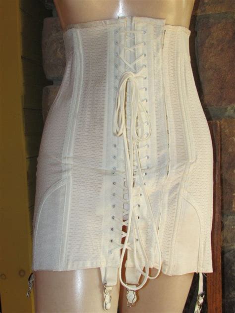 Vintage Late 1920s Obg Full Corset Girdle Elee S Foundations Linger