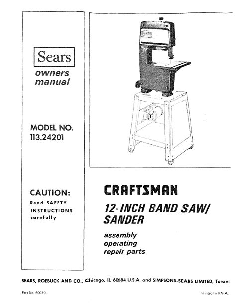 craftsman  user manual   band  manuals  guides