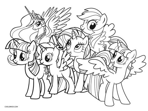 printable   pony coloring pages  kids coolbkids