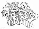 Ponys sketch template
