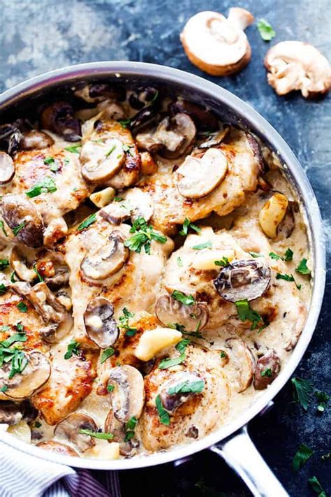Creamy Garlic Mushroom Chicken The Recipe Critic Detoxil